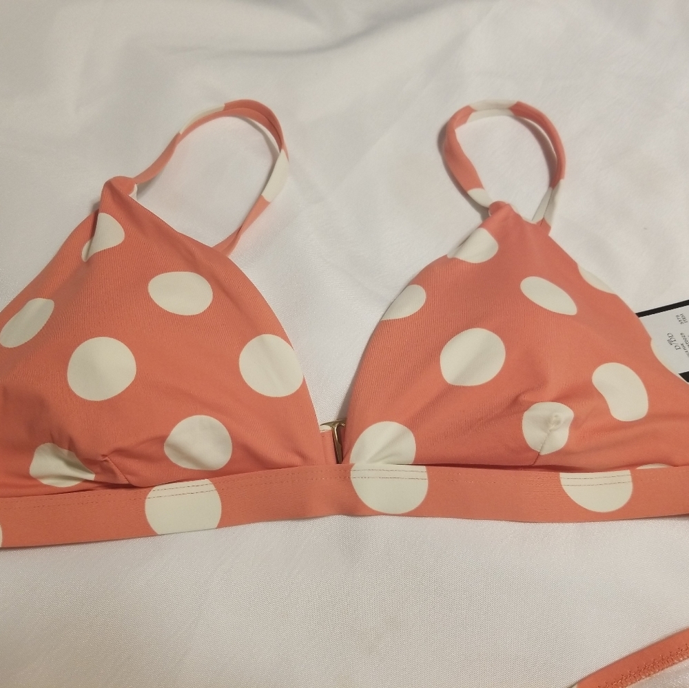 NWT Polka Dot Bikini Tops Sizes S M L XL DD